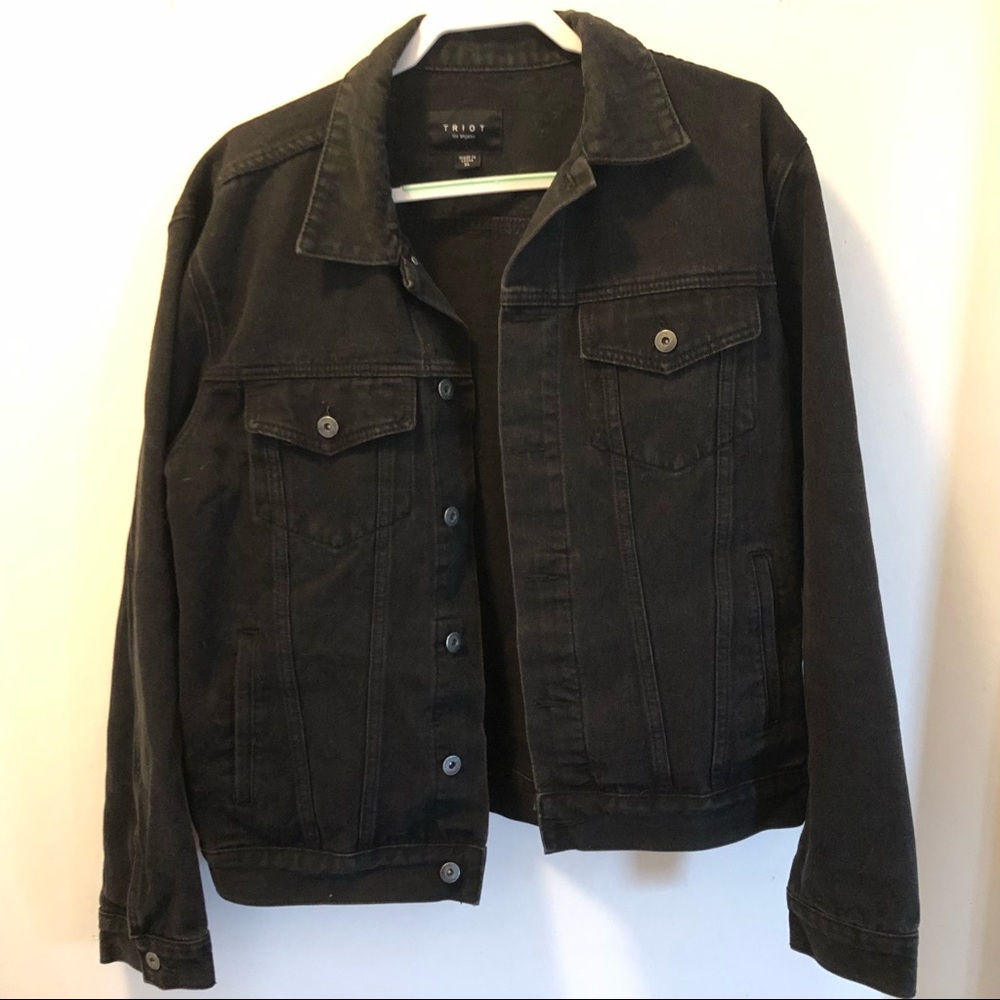 Black denim Triot jacket XL